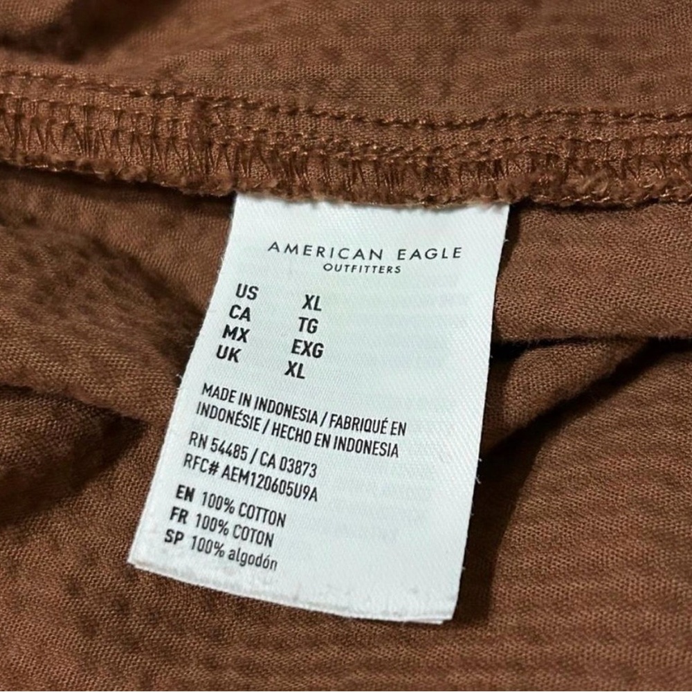 American Eagle Outfitters Brown Corduroy Mini Skirt - Picture 4 of 5